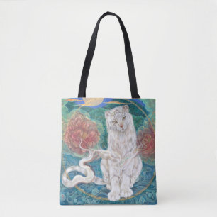 Tamaki: Divine White Tiger of the Moonlit Ring トートバッグ