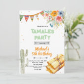 Tamale birthday party invitation 招待状 (スタンド正面)