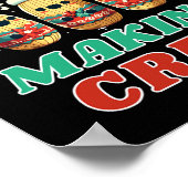 Tamale Making Crew Mexican Food Family Matching ポスター (角)
