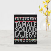 Tamale Squad La Jefa私のマサと混乱しない カード (黄色い花)