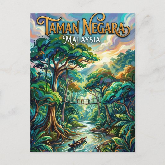 Taman Negara Malaysia ポストカード (正面)
