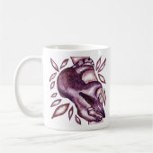 Tamanduaか木のアリクイのアートワークのマグ コーヒーマグカップ (左)