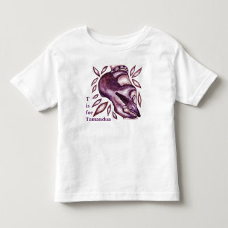 Tamanduaのアートワークのベビーおよび子供のTシャツ トドラーTシャツ