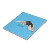 Tamandua cartoon illustration タイル (側面)