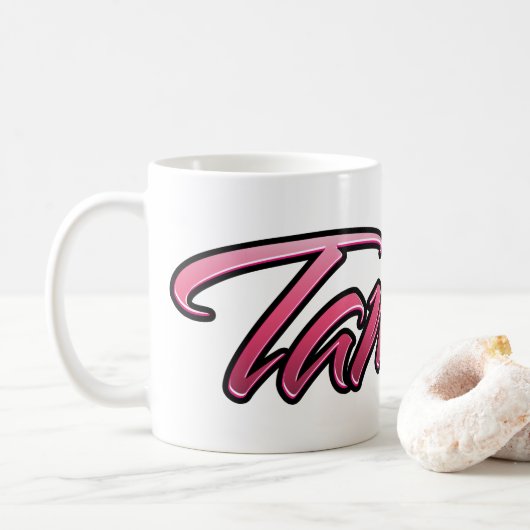 Tamara faded pink Tasse Teetasse Kaffeetasse コーヒーマグカップ (ドーナツ)
