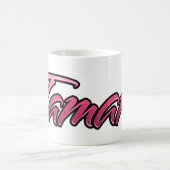 Tamara faded pink Tasse Teetasse Kaffeetasse コーヒーマグカップ (中央)