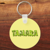 Tamara Name Kiwi Design Schlüsselanhänger キーホルダー (正面)