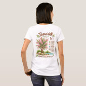 Tamarisk Rest Capybara Botanical Bible Tシャツ – カット (裏面フル)