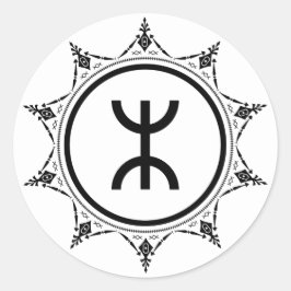 Tamazgha - The land of Amazights White Sticker ラウンドシール