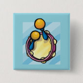 Tamborine And Maraccas 缶バッジ (正面)