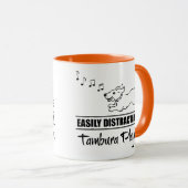 Tamburaランニング選手に気を取られやすいの犬 マグカップ (正面右)