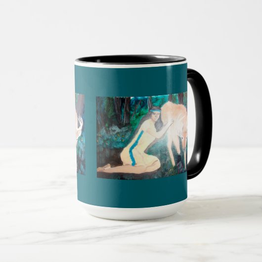Tame Deer Mug マグカップ (正面右)