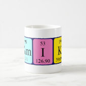 Tamiko定期テーブル名mug コーヒーマグカップ (中央)