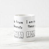 Tamiko定期テーブル名mug コーヒーマグカップ (中央)