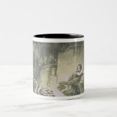 Taminoは巨大な蛇によって追求しました ツートーンマグカップ (中央)