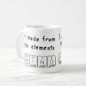 Tamino定期テーブル名mug コーヒーマグカップ (正面左)