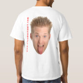 Tammieの墓によるクロウドスチュワートの風刺漫画 Tシャツ (裏面)