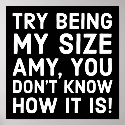 TammyとAmy姉妹qoute私のサイズAmyを試す ポスター (正面)