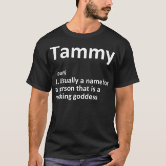 TAMMY定義名パーソナライズされた誕生日 Tシャツ