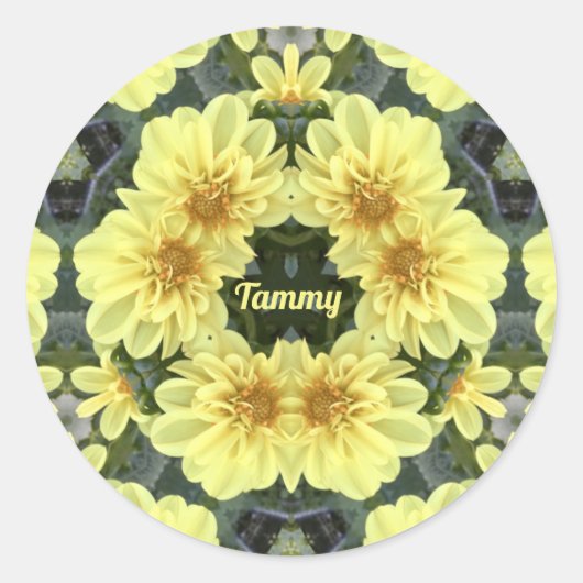 TAMMY ~イースターダリアスイエロー宗教~ ラウンドシール (正面)