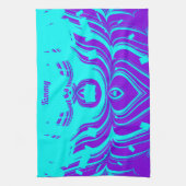 TAMMY ~フロロシェード~ 3D~パープルアクア~ キッチンタオル (縦)