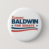 Tammy Baldwin 缶バッジ (正面)