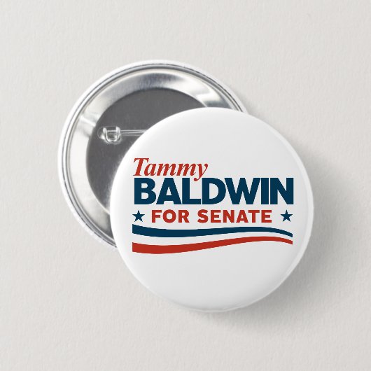 Tammy Baldwin 缶バッジ (正面&裏面)