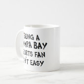 tampa bay sports fan, being コーヒーマグカップ (正面左)