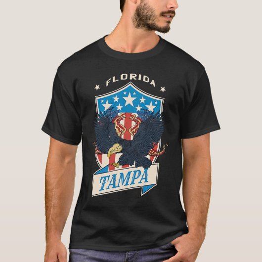 Tampa City National Florida Day Tシャツ (正面)