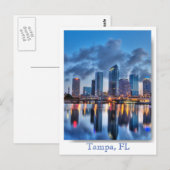 Tampa downtown, Florida USAはがき ポストカード (正面/裏面)