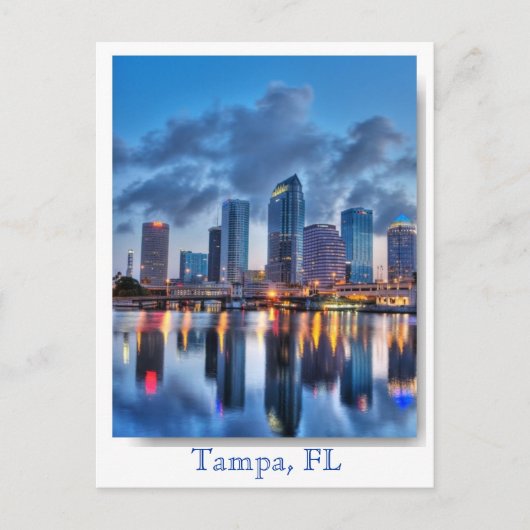 Tampa downtown, Florida USAはがき ポストカード (正面)