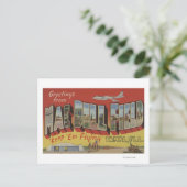 Tampa, Florida -Mac・ディル・フィールドからの挨拶 ポストカード (スタンド正面)