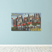 Tampa, FloridaLarge Letter ScenesTampa, FL キャンバスプリント (インサイチュ (ウッドフロア))