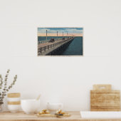 Tampa, FloridaView of Gandy BridgeTampa, FL ポスター (キッチン)