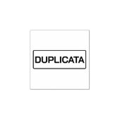 Tampon Duplicata Idéal pour le secrétariat ラバースタンプ (インプリント)