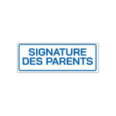 Tampon encreur enseignant Signature des Parents セルフインキングスタンプ (デザイン)