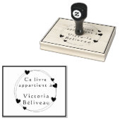 Tampon Encreur Grand logo personnalisé sur mesure ラバースタンプ (押印)