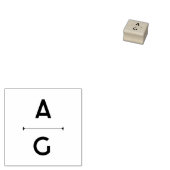 Tampon encreur "Lettrus" ラバースタンプ (押印)