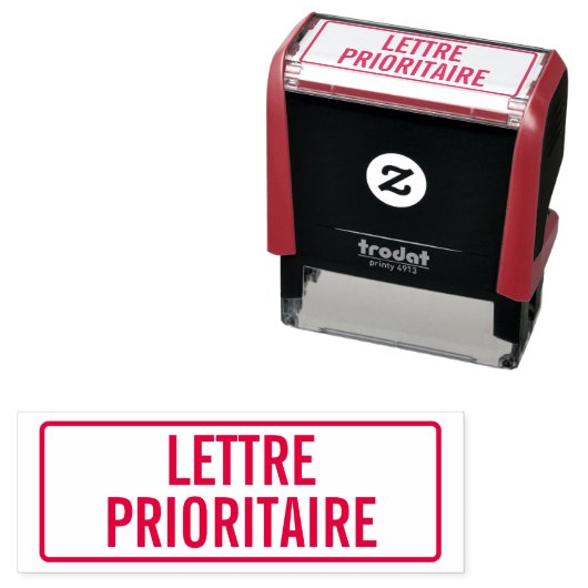 Tampon Lettre Prioritaire セルフインキングスタンプ (インサイチュ)
