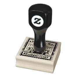 Tampon Militaire : "APPELLE-MOI ADJUDANT-CHEF" ラバースタンプ