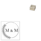 Tampons Encreurs Motif floral, Initiales, Monogram ラバースタンプ (押印)