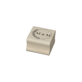 Tampons Encreurs Motif floral, Initiales, Monogram ラバースタンプ