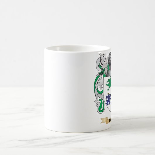 Tamsの家紋(紋章付き外衣) コーヒーマグカップ (中央)