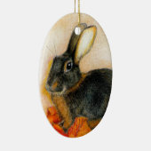 TANおよび黒 セラミックオーナメント (右)