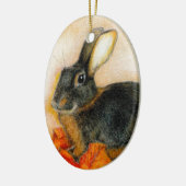 TANおよび黒 セラミックオーナメント (左)