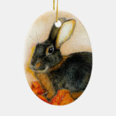 TANおよび黒 セラミックオーナメント (裏面)