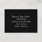 TanとBlack Mediation Yogaの名刺 名刺 (裏面)