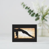 TanとBlack Mediation Yogaの名刺 名刺 (スタンド正面)