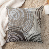 TANの螺線形のデザインのレトロの装飾用クッション クッション (ブランケット)