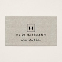 TANの麻布のあなたのINITIAL/MONOGRAMの箱のロゴ 名刺